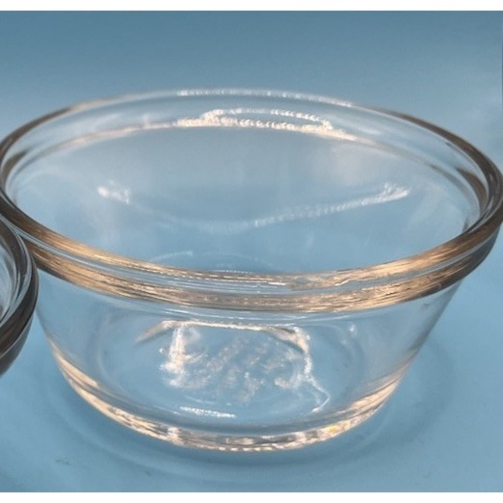 Vintage Anchor Hocking Mixing Serving Food Prep Clear Glass Bowl 1‎ Cup